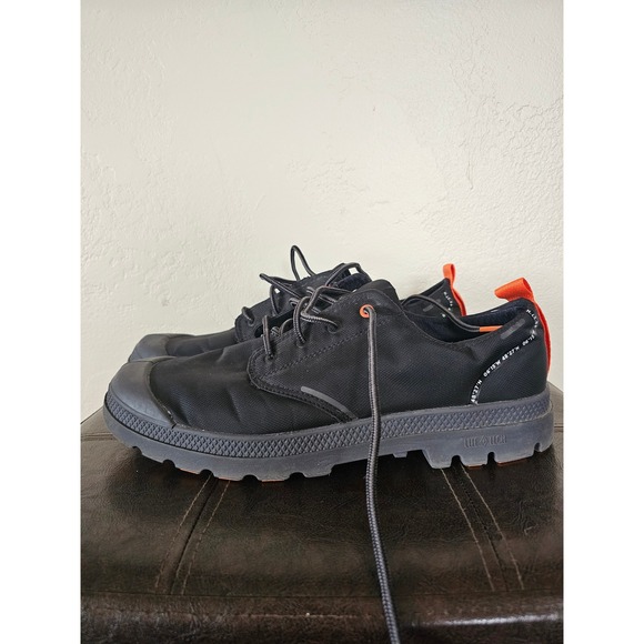 Palladium + Finisterre Pallafin Black Hiking Weatherproof Low Sneakers sz 11 - Picture 2 of 9